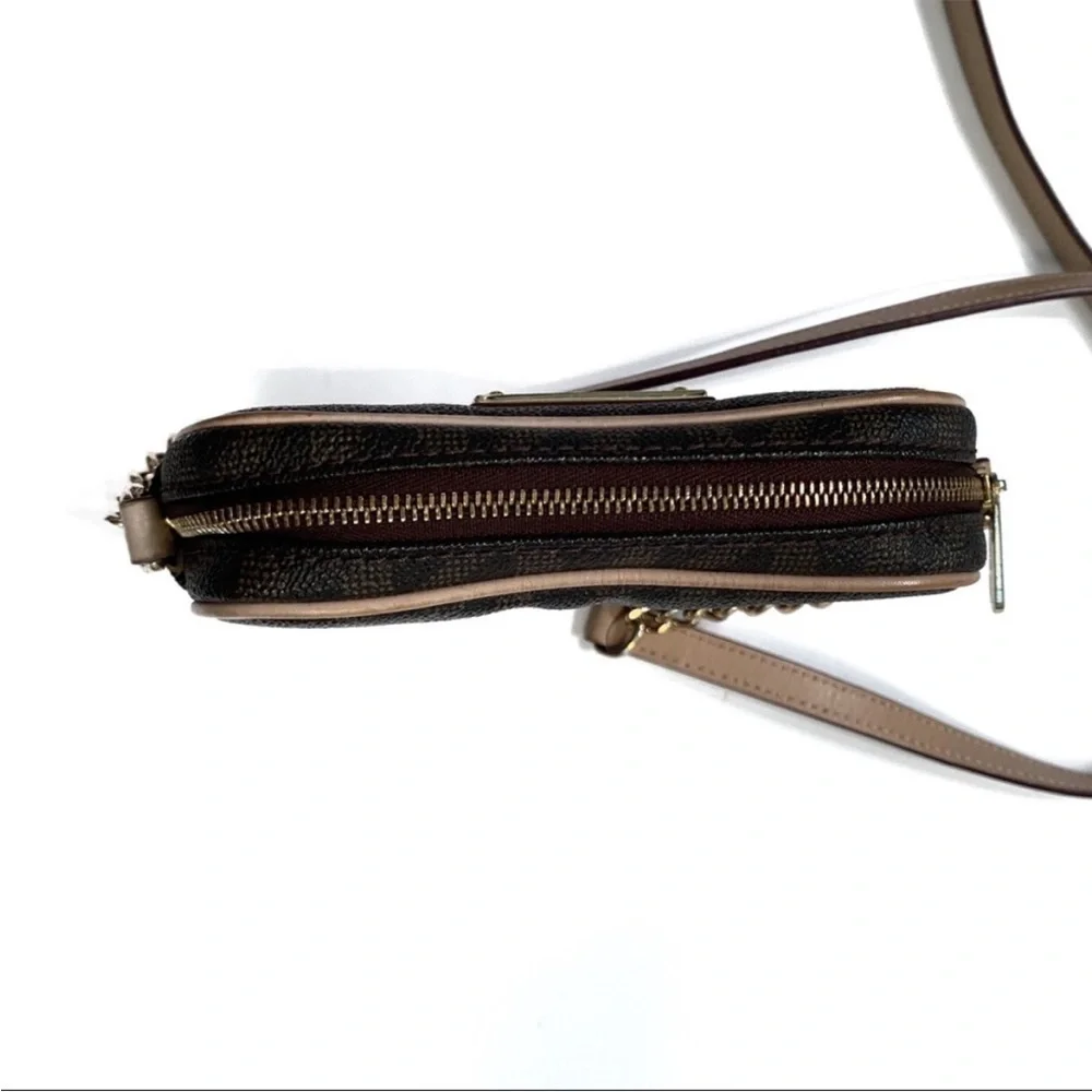 Micheal Kors‎ Small Brown Jet Set Crossbody
